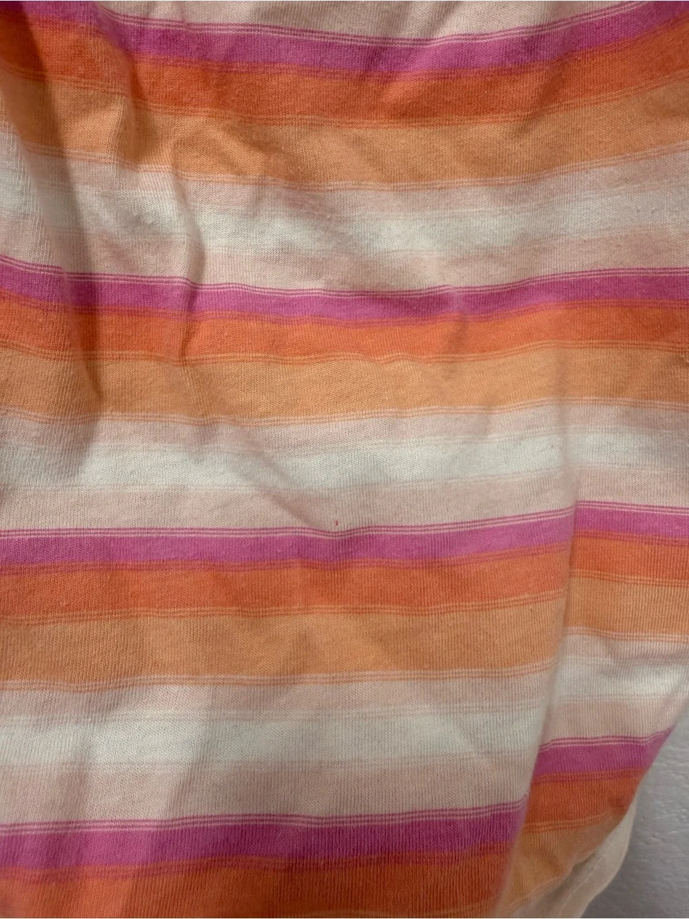 OshKosh B'gosh Pink & Orange Striped Tank Top